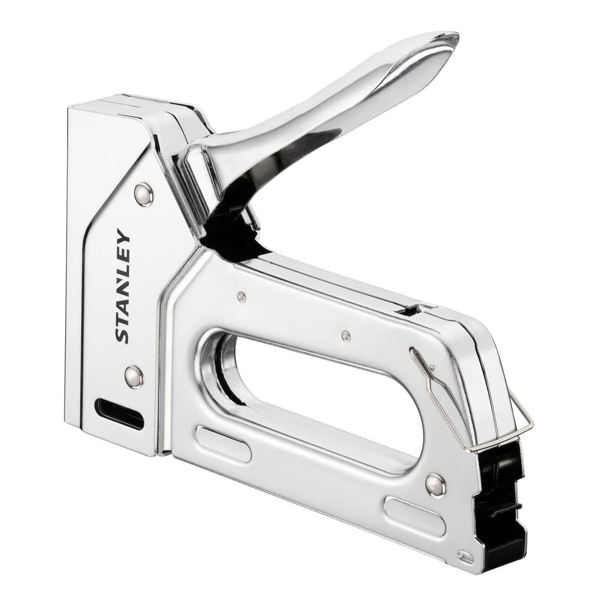 Stanley Heavy Duty Steel Staple Gun - 200mm x 40mm x 270mm - Anti-Jam Mechanism - Image 3