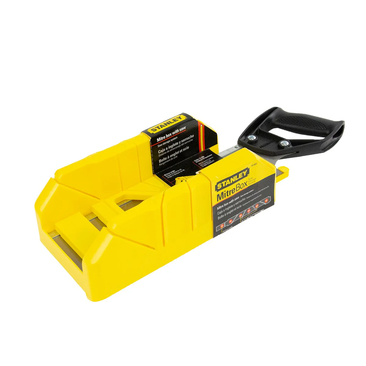 Stanley Mitre Box - 12in - Saw Storage - Open Interior - Image 2