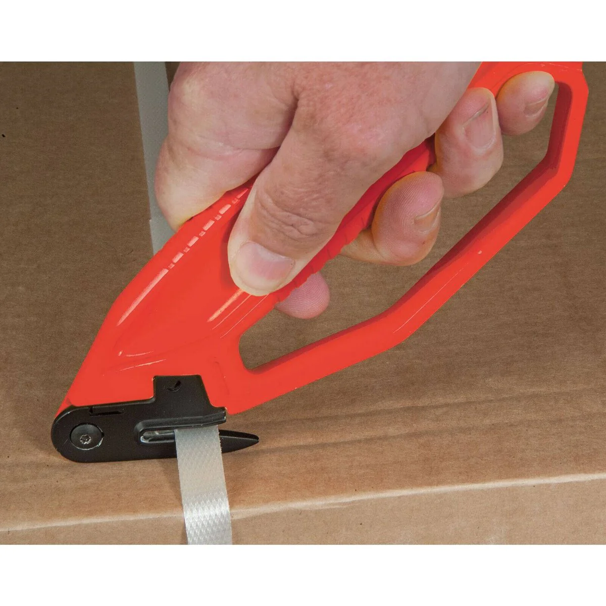 Stanley Safety Wrap Cutter 0-10-244 - Ergonomic - Durable Orange - 90mm x 15mm x 245mm - Image 3