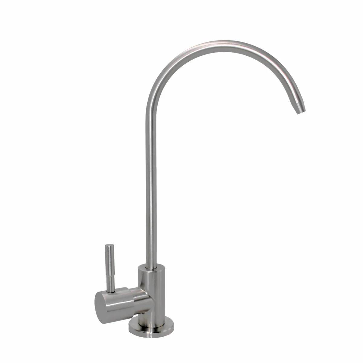 Stefani Brushed Nickel Finish Stainless Steel Water Filtration Tap - 130mm x 260mm - Lead Free - 360° Rotation