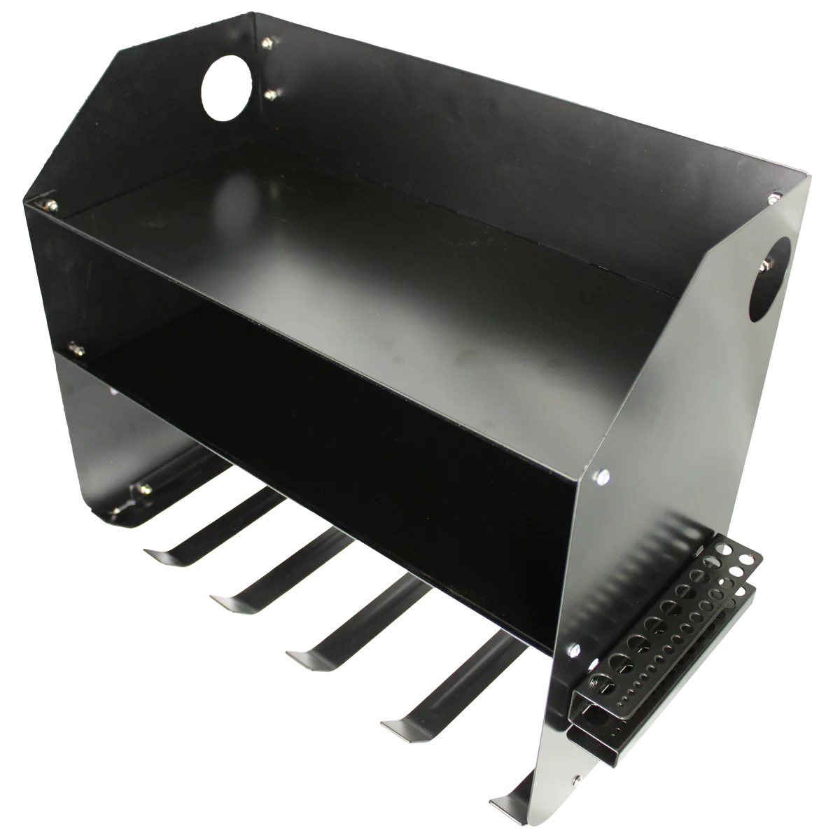 Storease Wall Storage System Power Tool Caddy - 5 Tool Capacity - Black - Wall-Mounted