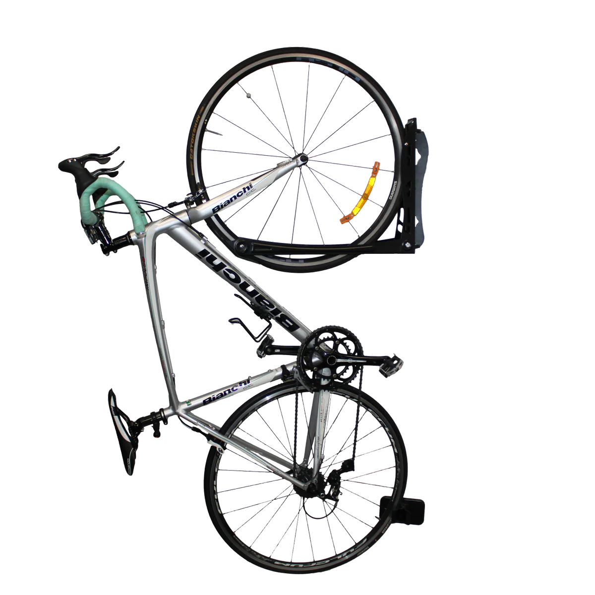 Storease Wall Storage System Roll on Bike Rack - Black - 670mm x 130mm x 110mm - Wall-Mountable - Adjustable Arm - Image 5