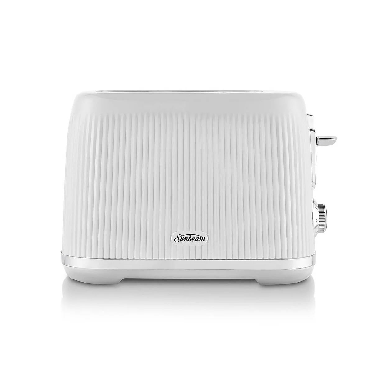 Sunbeam White Brightside 2 Slice Toaster - 327mm x 225mm x 206mm - Even Toasting - Image 4