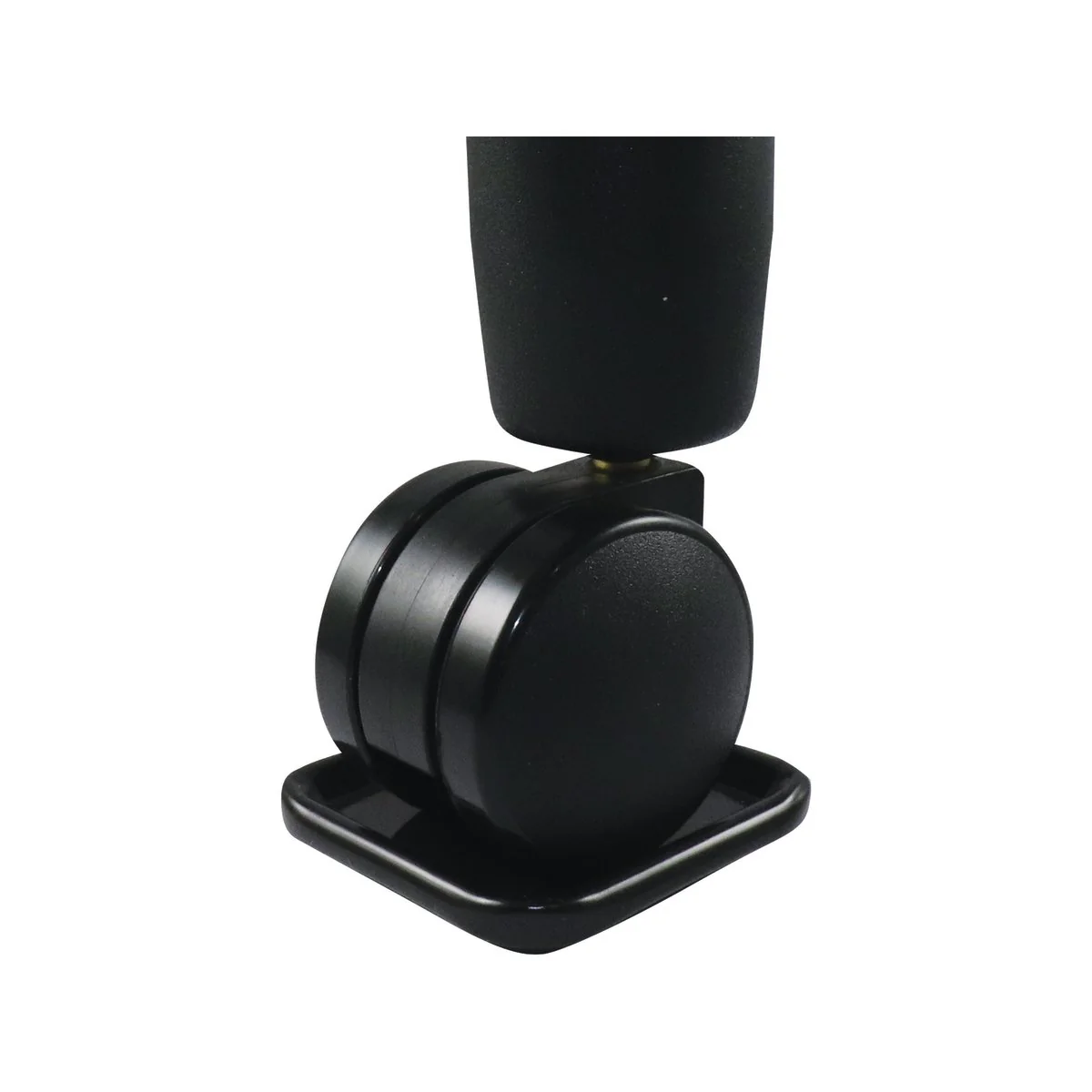 Surface Gard Brown Square Carpet Base Castor Cups 4 Pack - 48mm - Image 2