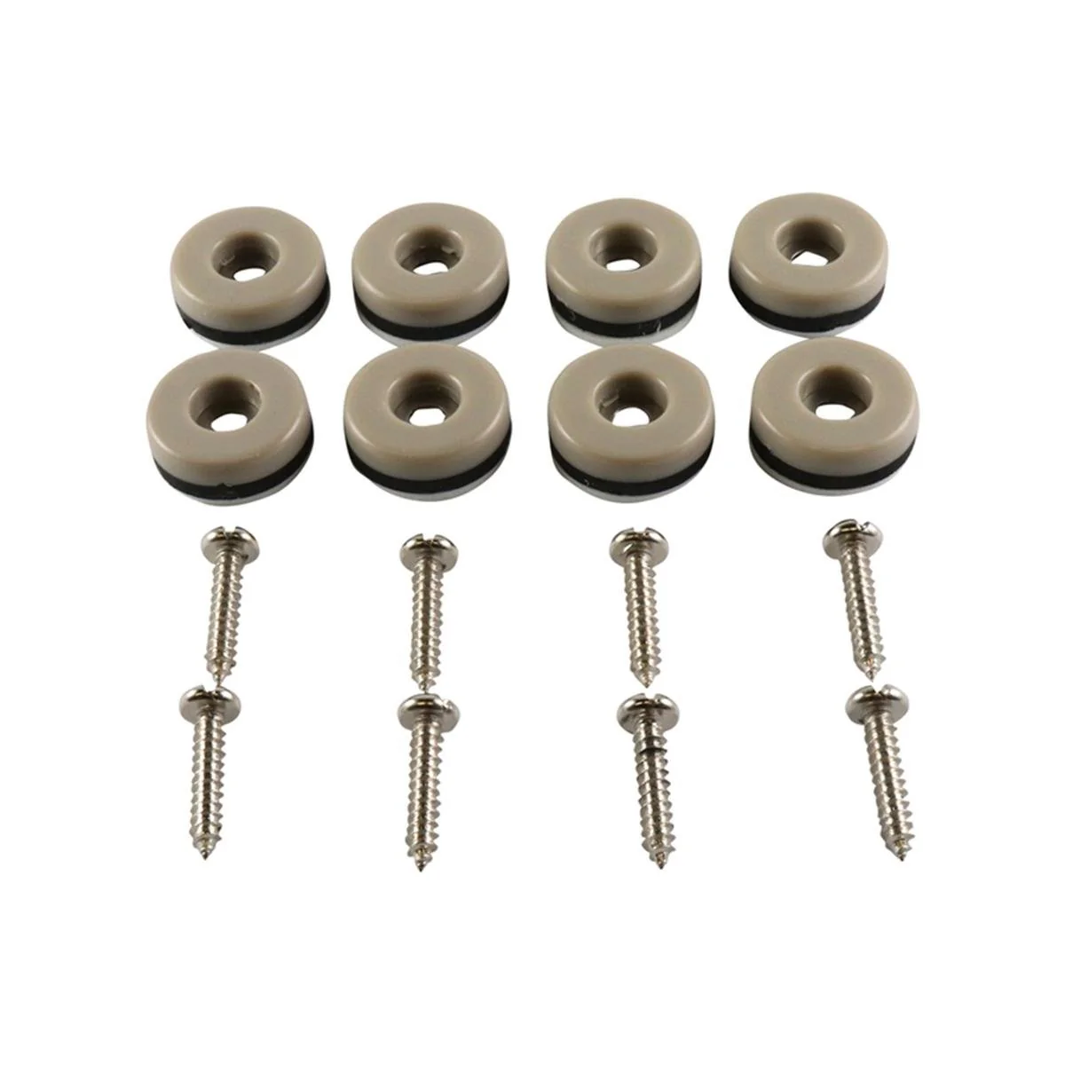Surface Gard Slide Glide - 22mm - Rubber - Indoor Use - 8 Pack