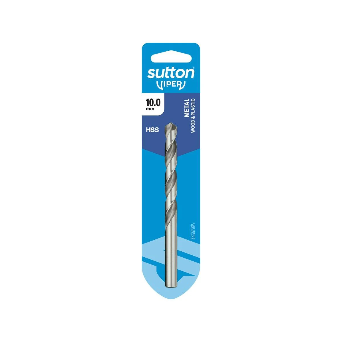 Sutton Tools 10mm Viper Jobber Drill Bit - M2 HSS - Fast Drilling