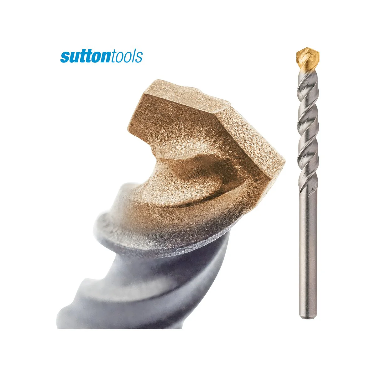 Sutton Tools 12mm TCT Masonry Drill Bit - 150mm Length - Carbide Tip - Image 4