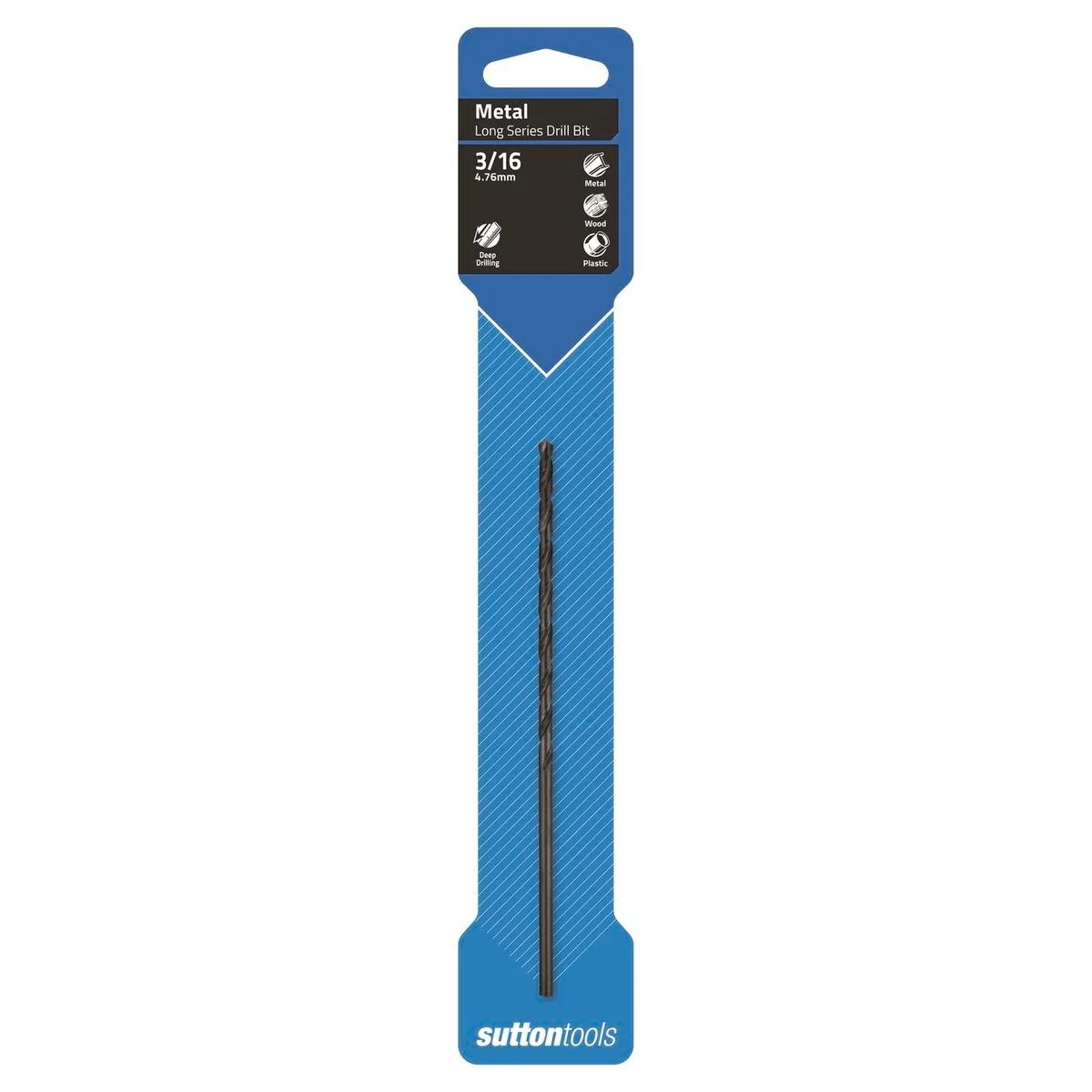 Sutton Tools 3 16 Long Series Jobber Drill Bit M2 HSS Fast Chip Removal