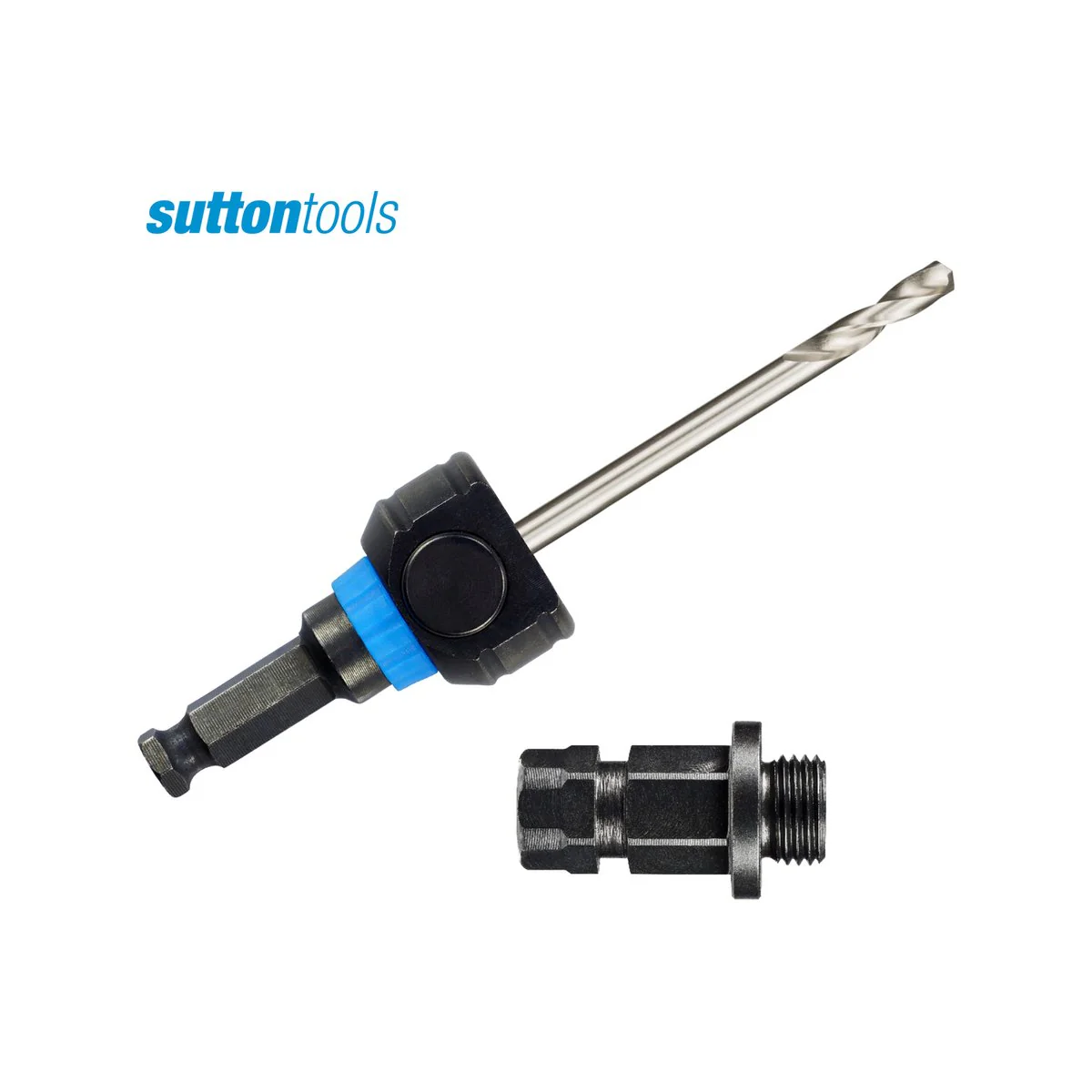 Sutton Tools 7/16" Hex Shank Quick Release Arbor - One Click - Blue - Image 4
