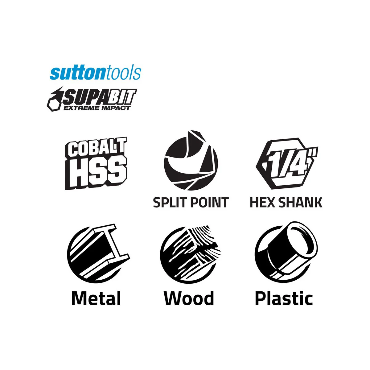 Sutton Tools Supabit Impact Drill Bit - 11mm - HSS - General Purpose - Image 3
