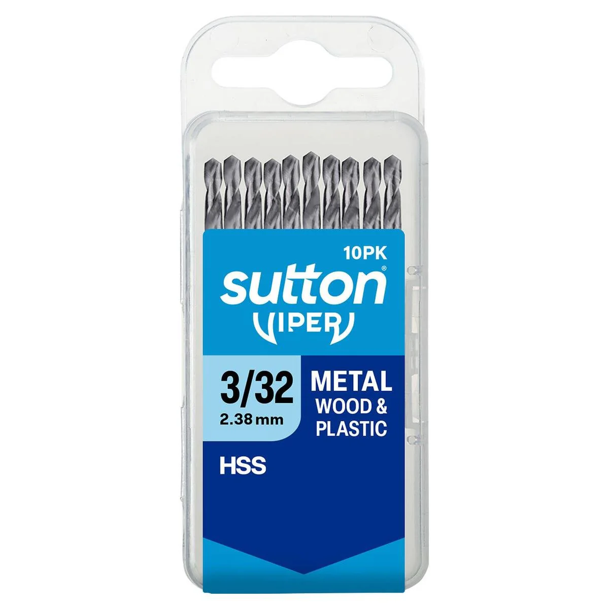 Sutton Tools Viper Drill Bit 10 Pack - 3/12 Imperial - M2 HSS - Precision Drilling
