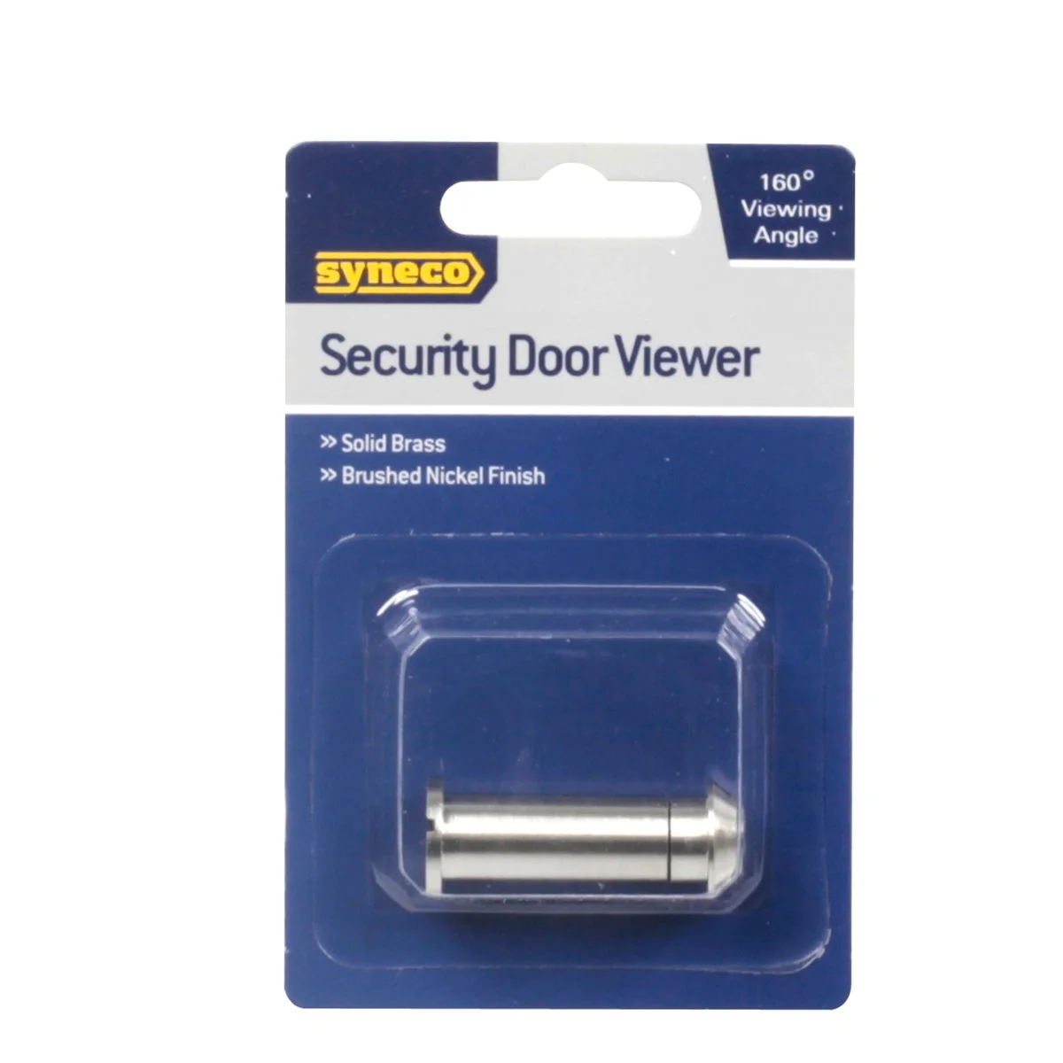 Syenco Security Door Viewer - 11.6mm - Solid Brass - 160 Degree View - Image 2