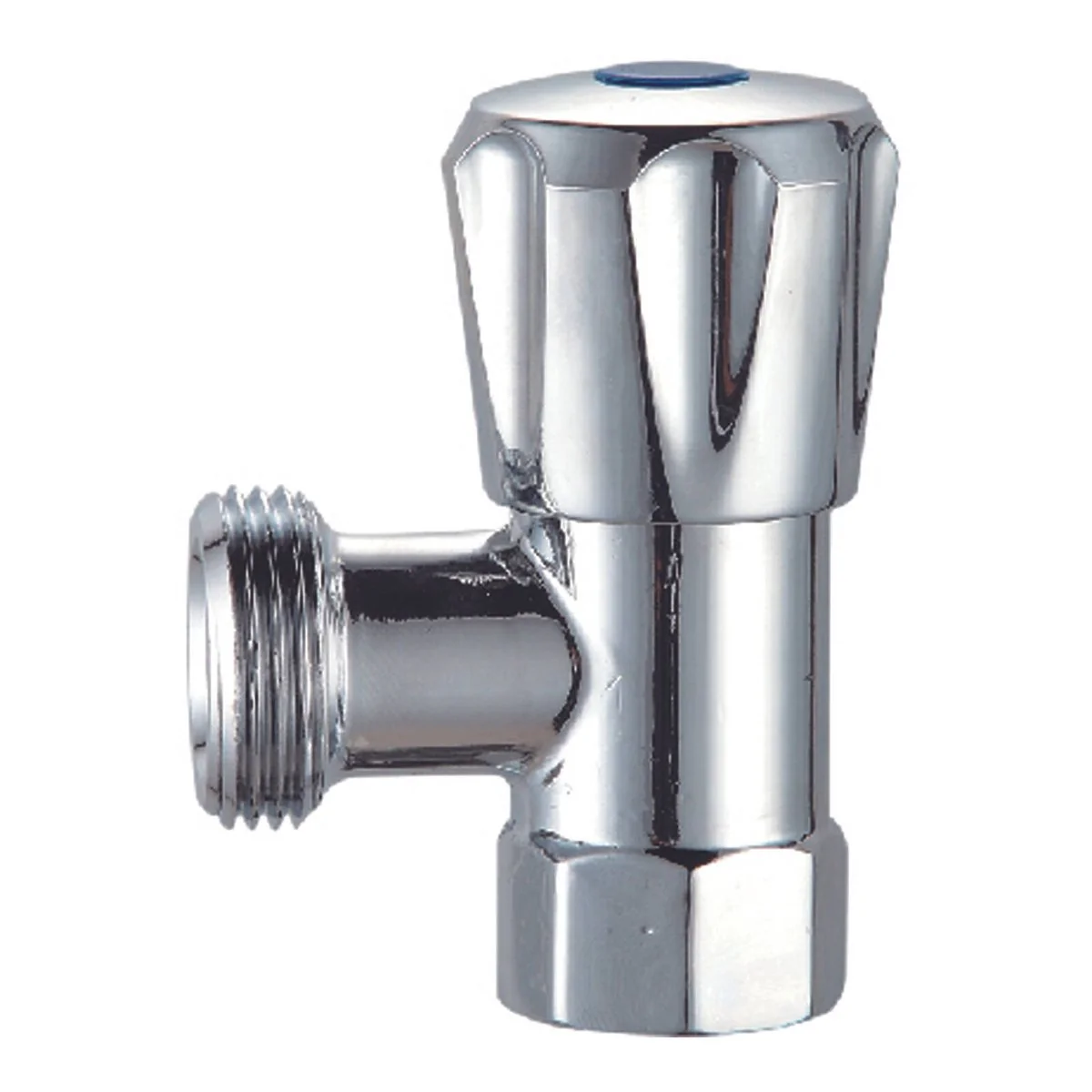 Syneco 20mm Chrome 1/2 Turn Washing Machine Cock - Lead-Free Brass - WaterMark Certified