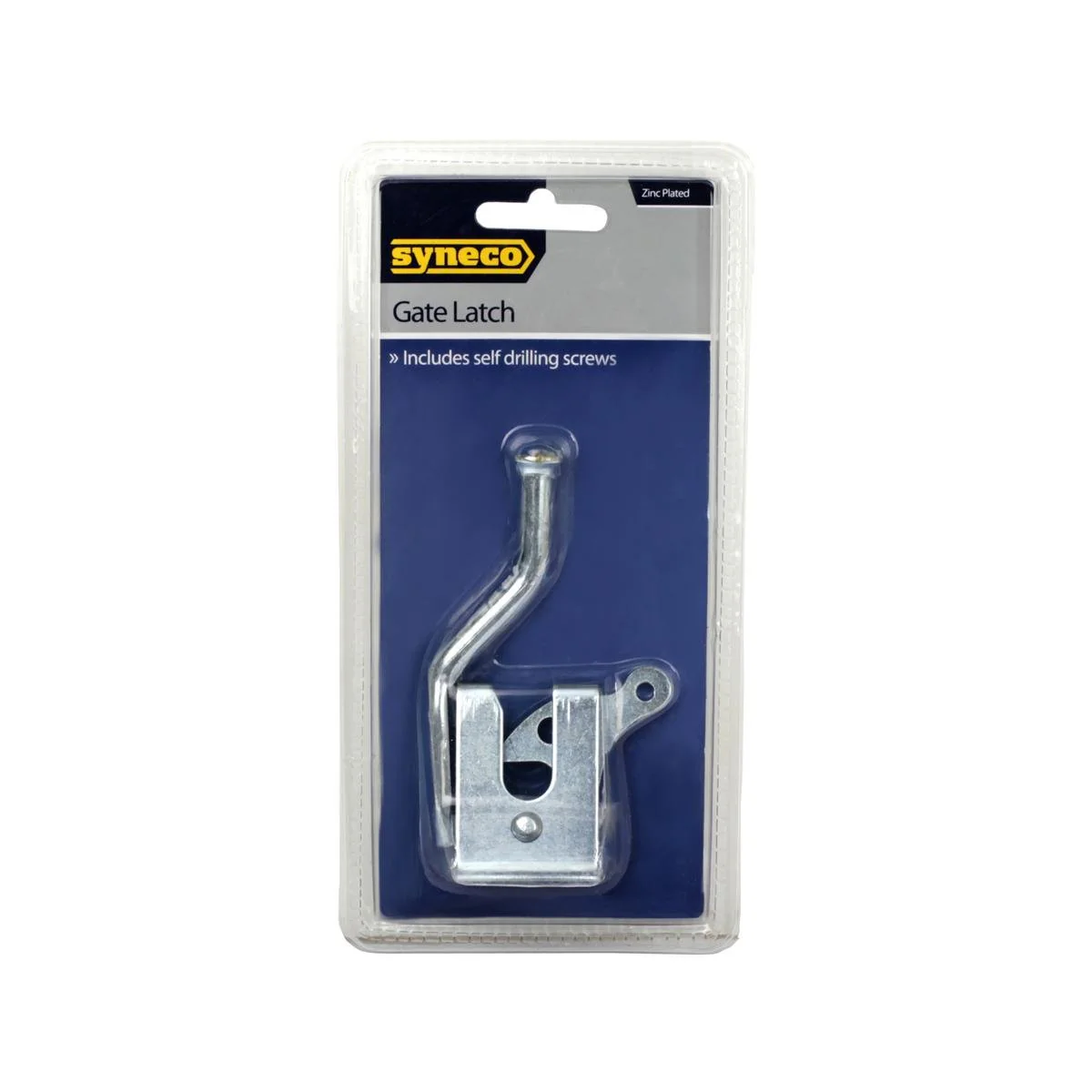 Syneco Zinc Plated Gate Latch - 35mm Steel - Improved Security Functionality