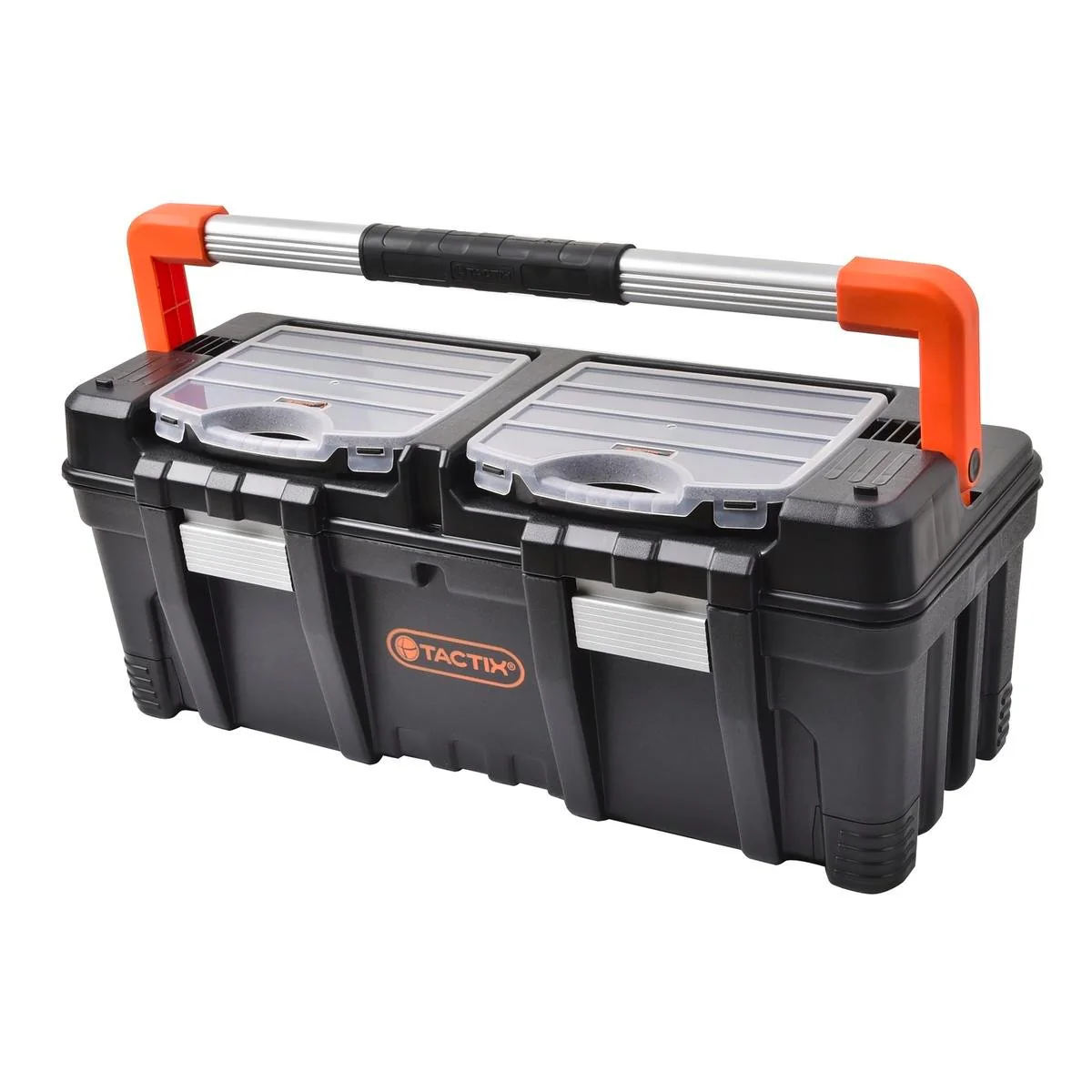 Tactix 660mm Heavy Duty Tool Box - Polypropylene - Durable Storage