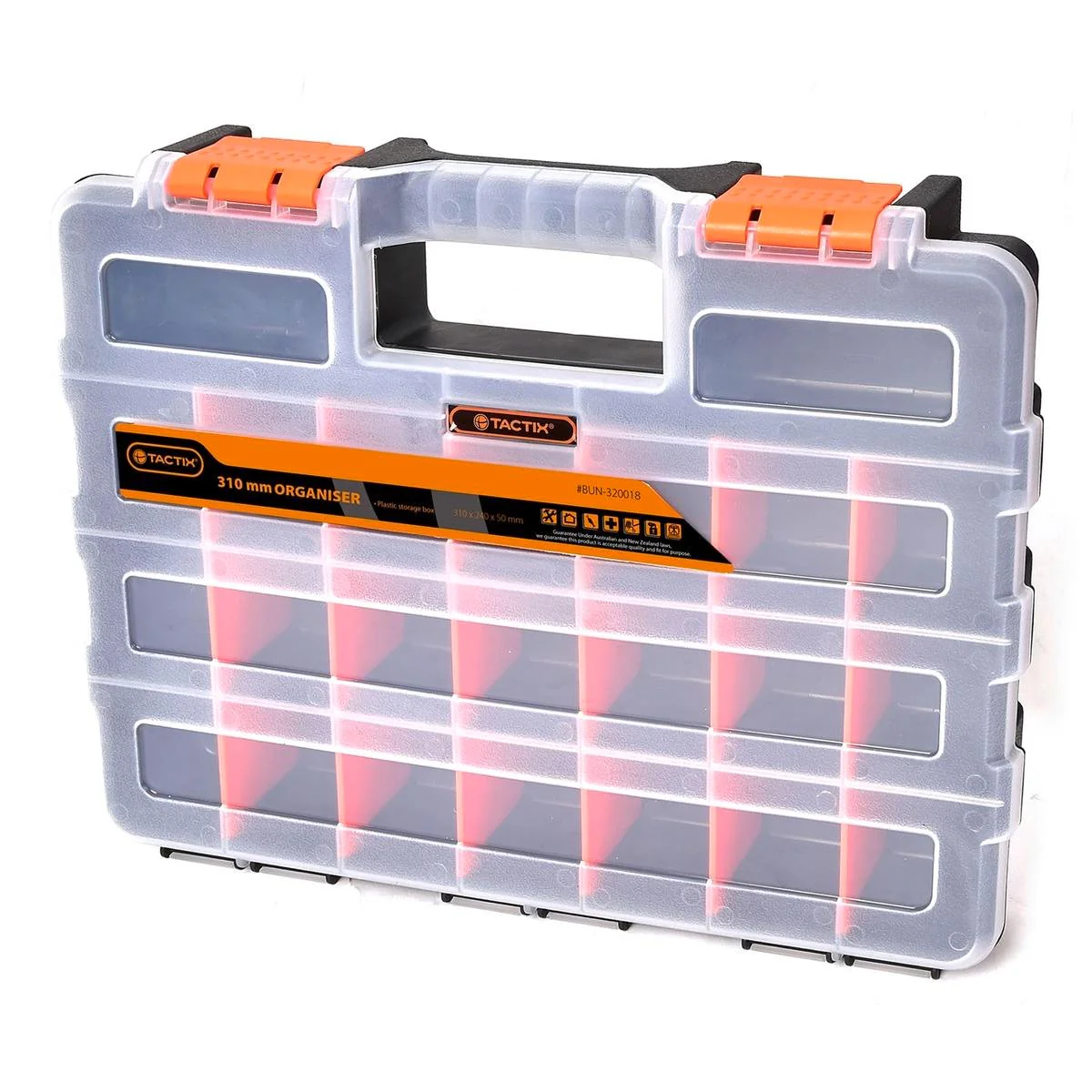 Tactix Compartment Organiser - 310mm - Polypropylene - Heavy Duty