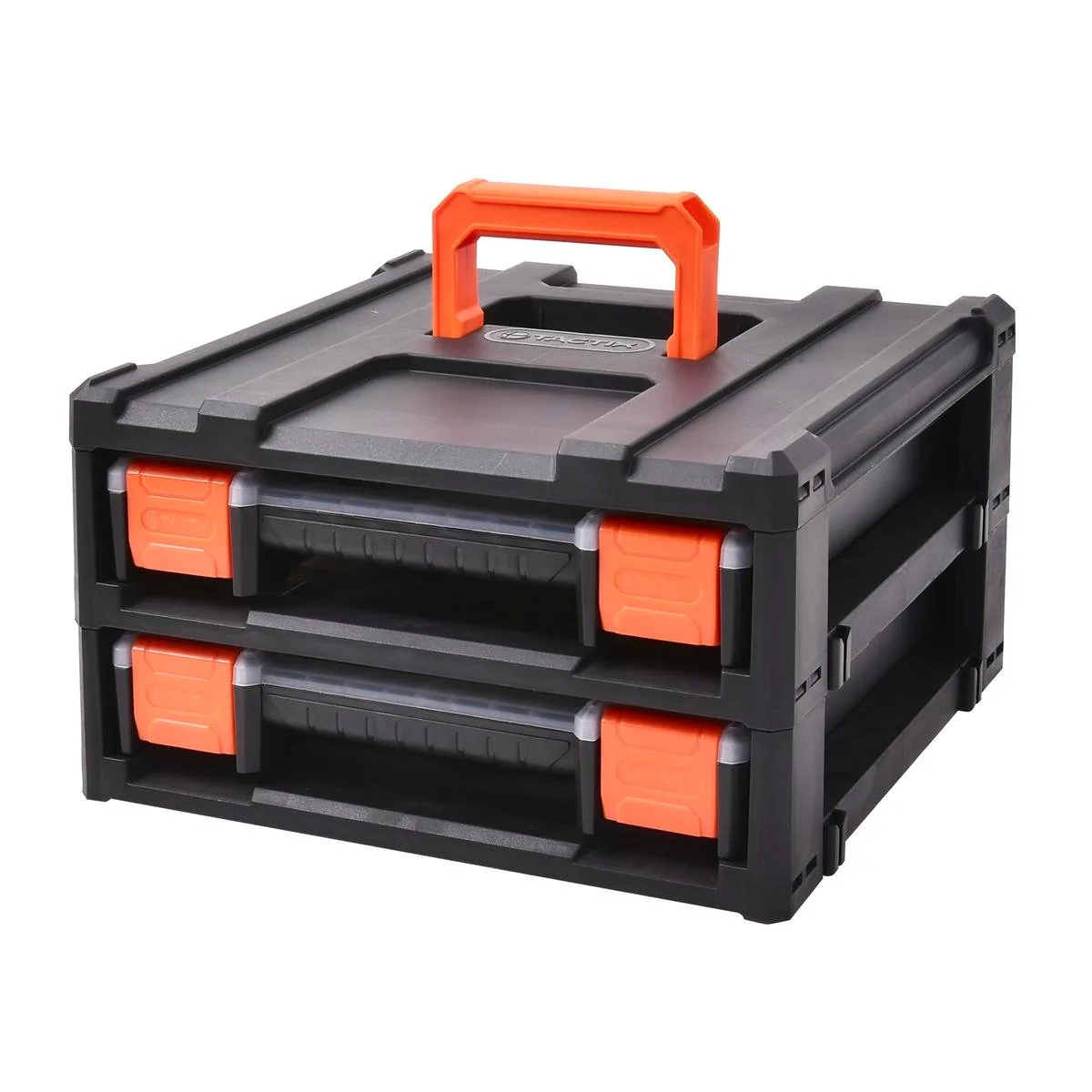 Tactix Modular Storage - 2 Piece - PP - Wall-Mountable, Stackable