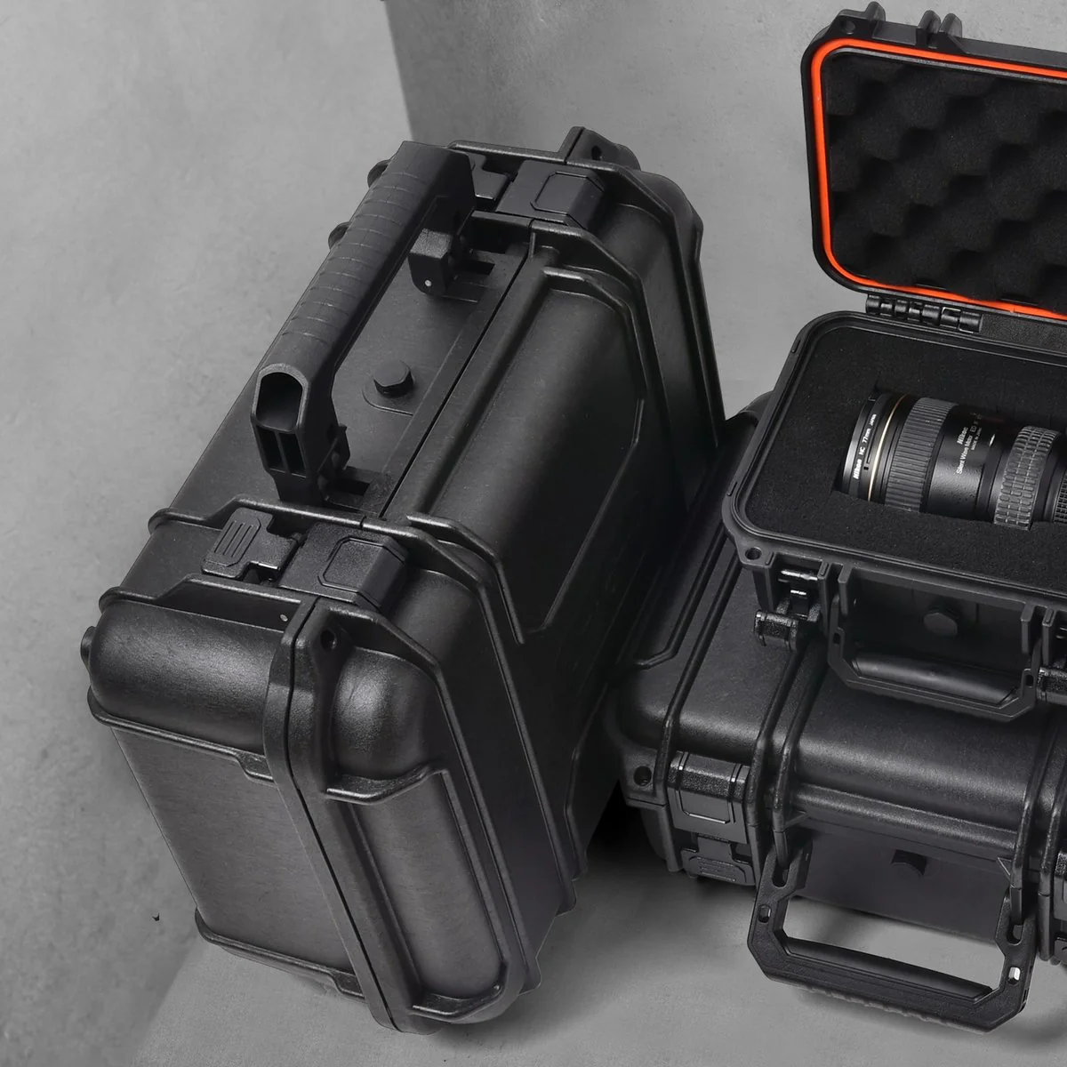 Tactix Tough Case Black Large 383mm x 269mm x 159mm - IP65 Water & Dust Resistant - Image 4