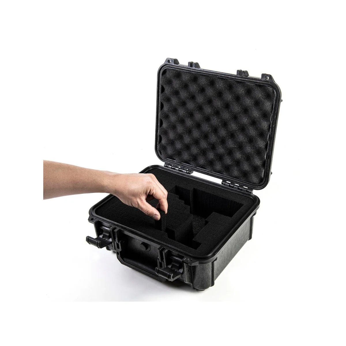 Tactix Tough Case Medium - IP65 Water & Dust Resistant - Black - 295mm x 154mm x 345mm - Image 2