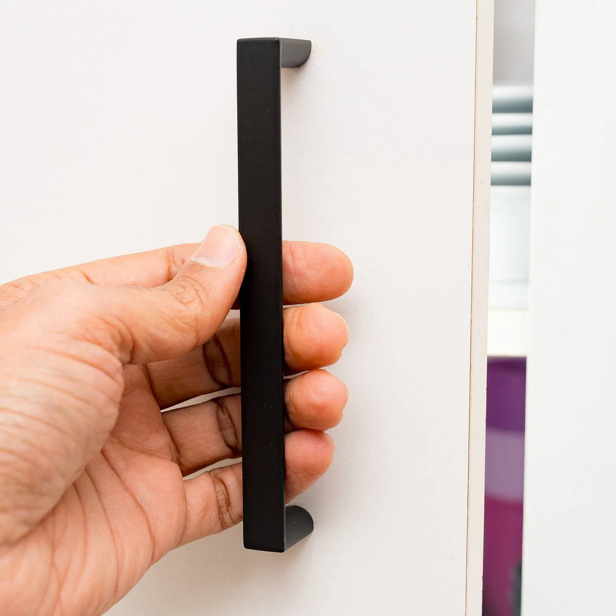 Taskmaster 128mm Matte Black Round Handle 10 Pack - Easy Install - Modern Design - Image 4