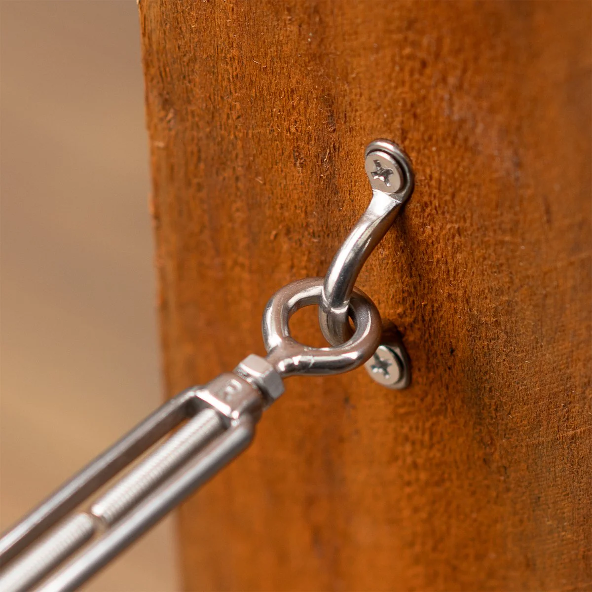 Taskmaster 5mm 316 Stainless Steel Hook Eye Balustrade Kit - Rust Resistant - Timber Fixing - Image 4