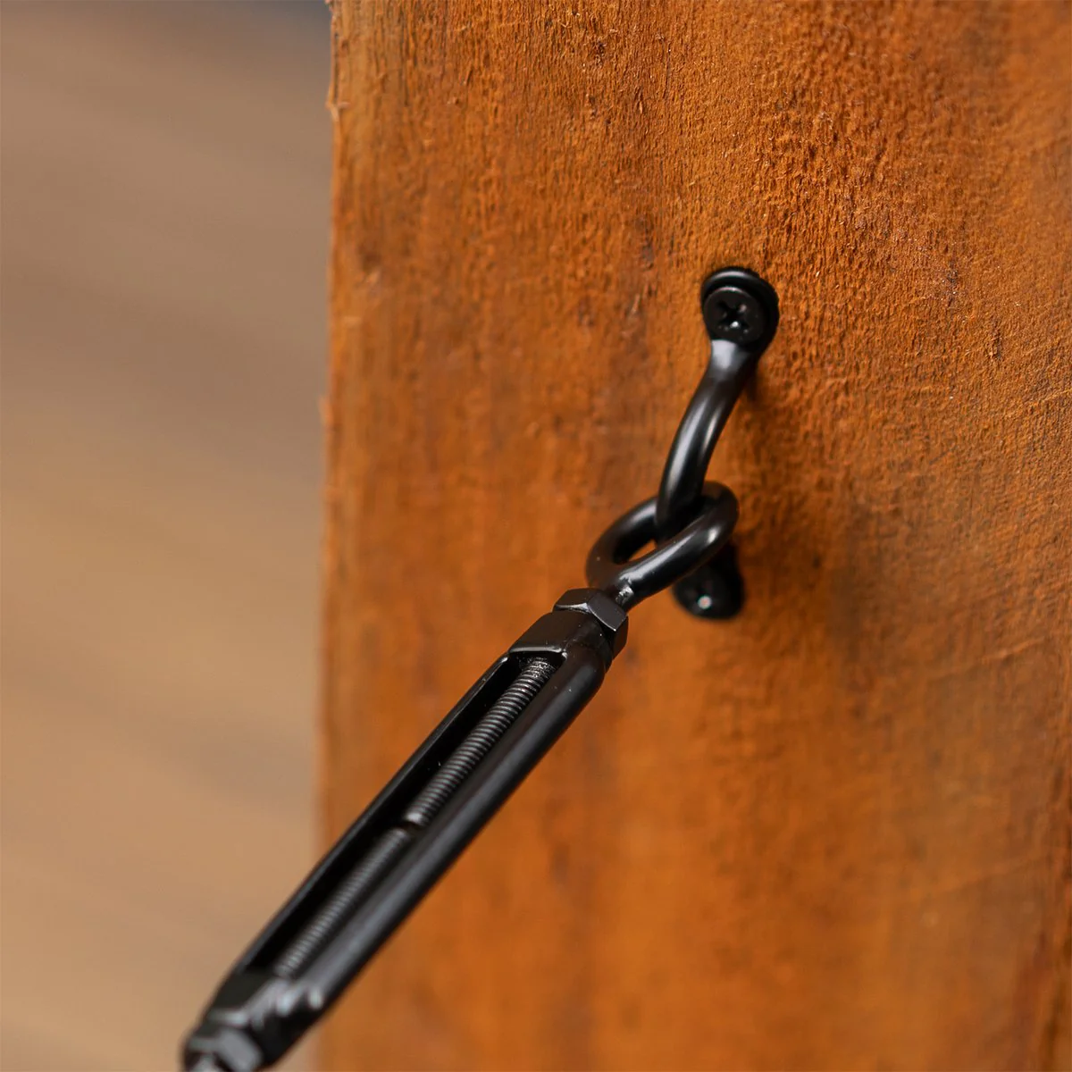 Taskmaster 5mm 316 Stainless Steel Hook Eye Turnbuckle Balustrade Kit - Black - Rust Resistant - 74mm x 210mm x 15mm - Image 3