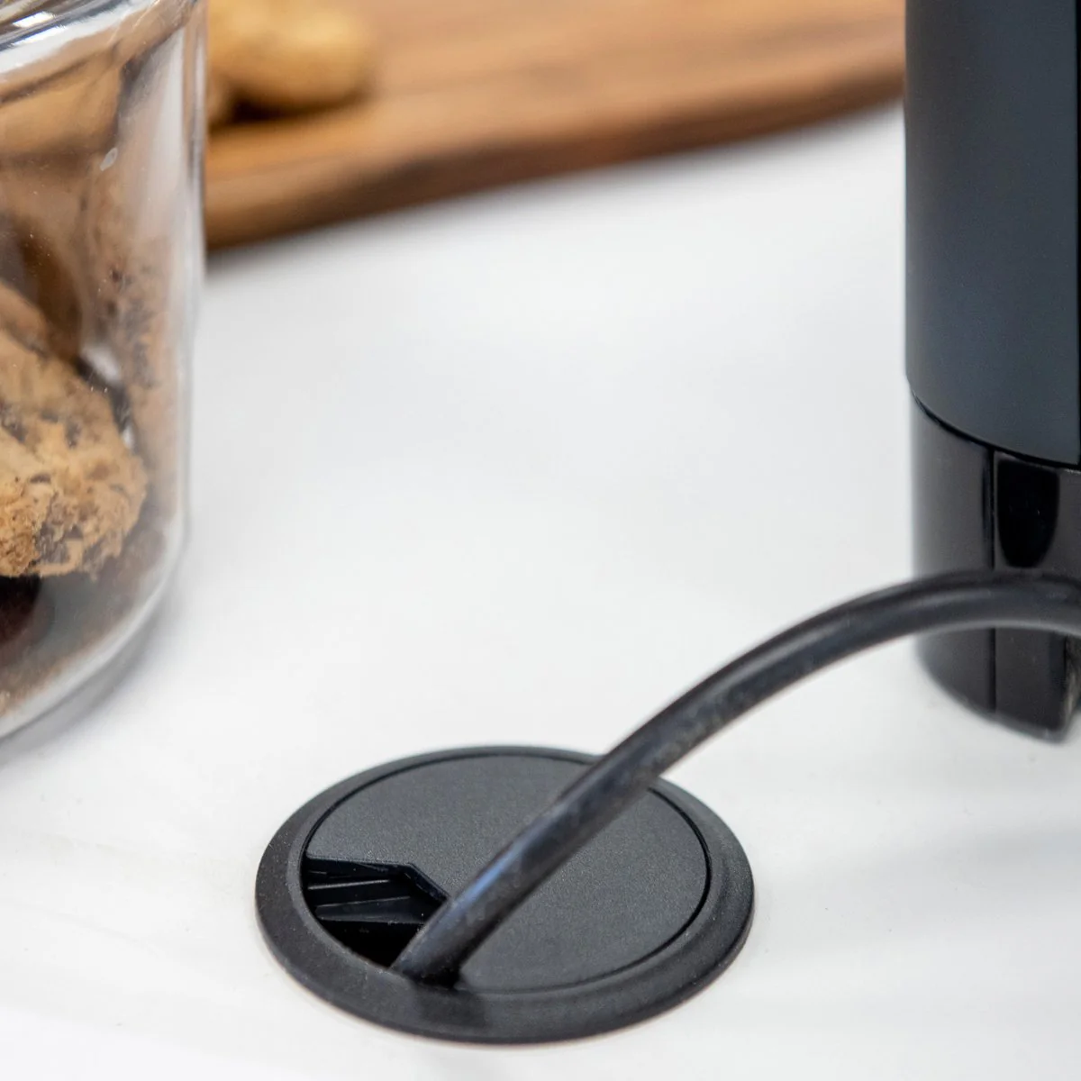 Taskmaster 60mm Black Cable Duct - Cable Management Solution - Easy Install - Image 2