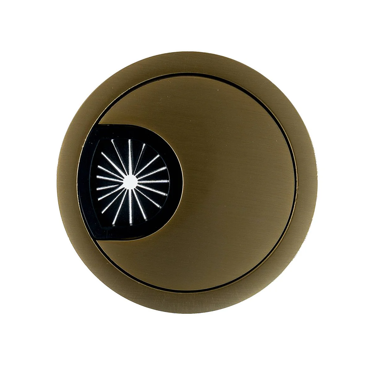 Taskmaster 60mm Brushed Brass Cable Duct 1 Pack - Cable Management Solution - Image 2