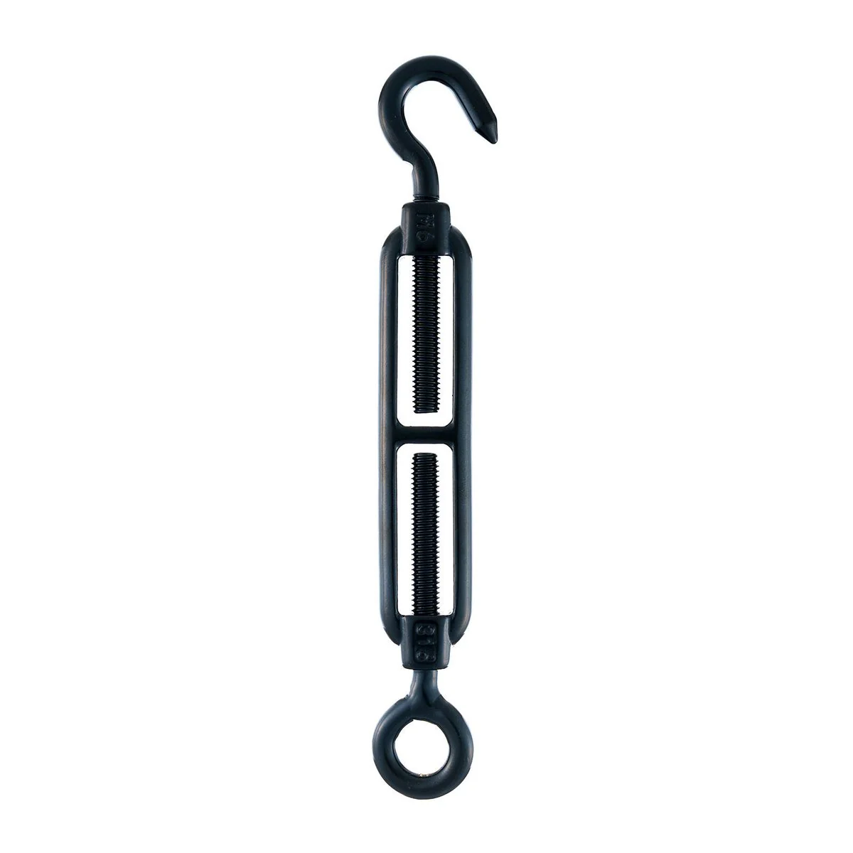 Taskmaster 6mm Black Turnbuckle Hook and Eye 6 Pack - 316 Stainless Steel - Tensioning - Image 2