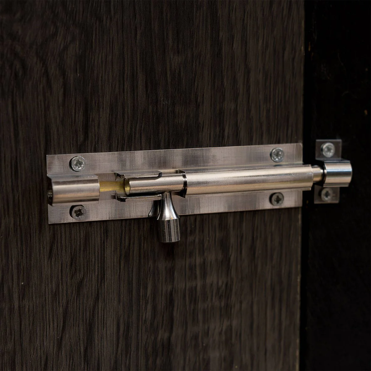 Taskmaster 100mm Chrome Plated Barrel Bolt - Solid Brass Security Solution - Image 3