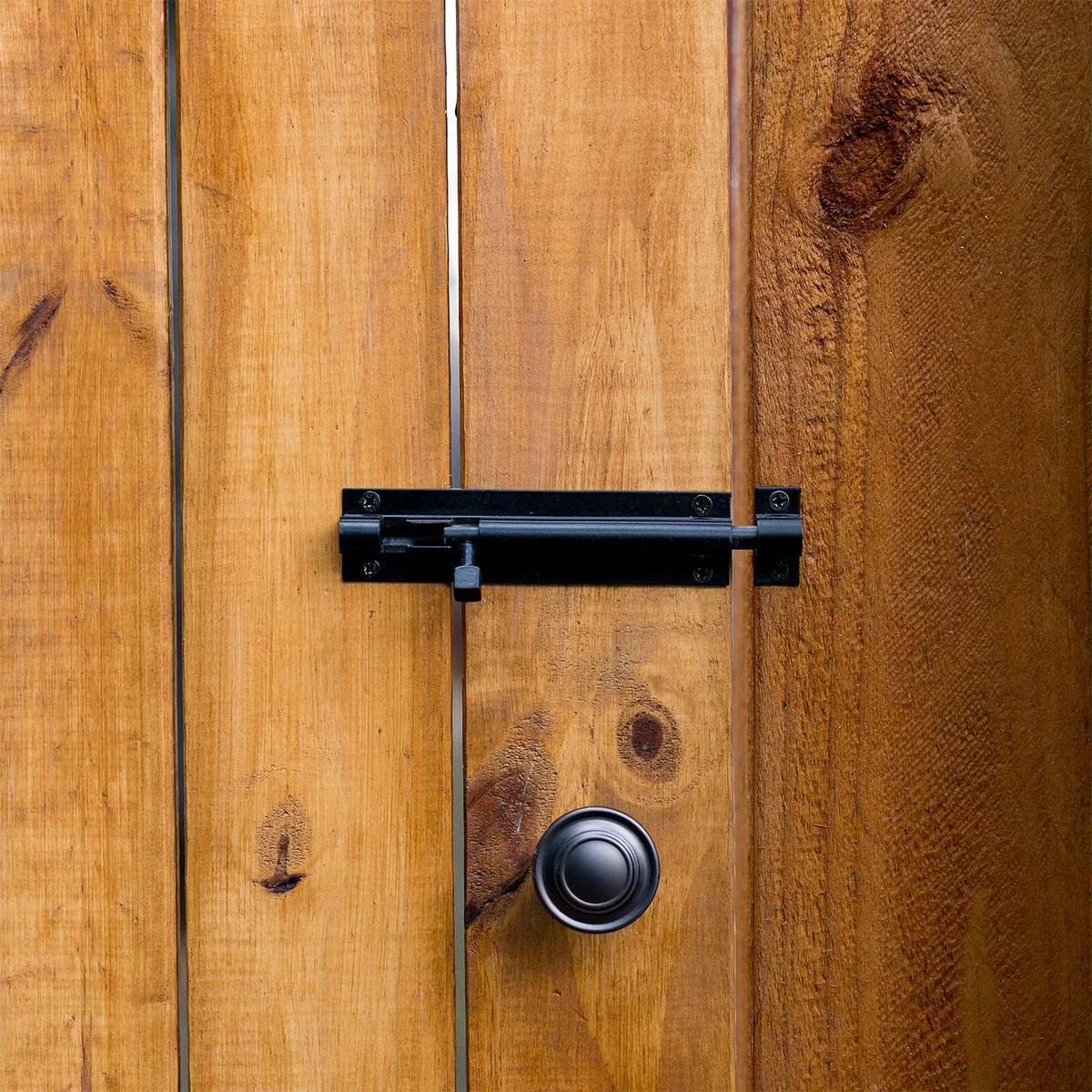 Taskmaster 100mm Black Matte Barrel Bolt - Solid Brass Security Solution - Image 4