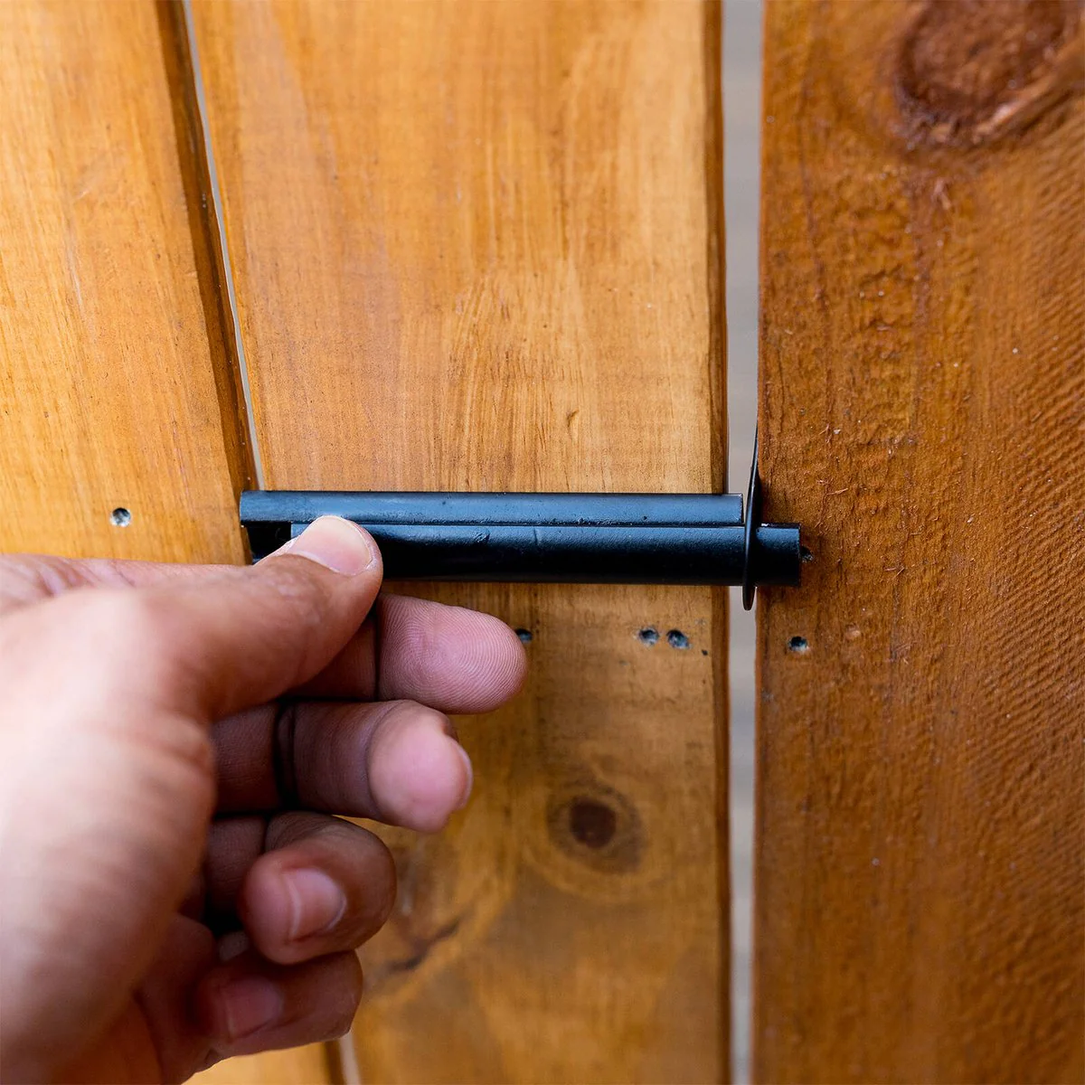 Taskmaster 75mm Black Matte Surface Bolt - Solid Brass Barrel Bolt - Image 5