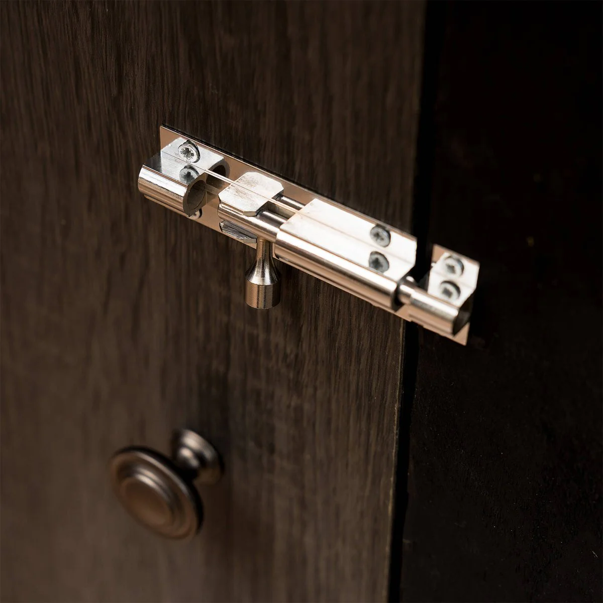 Taskmaster 75mm Chrome Plated Barrel Bolt - Solid Brass Security Solution - Image 4