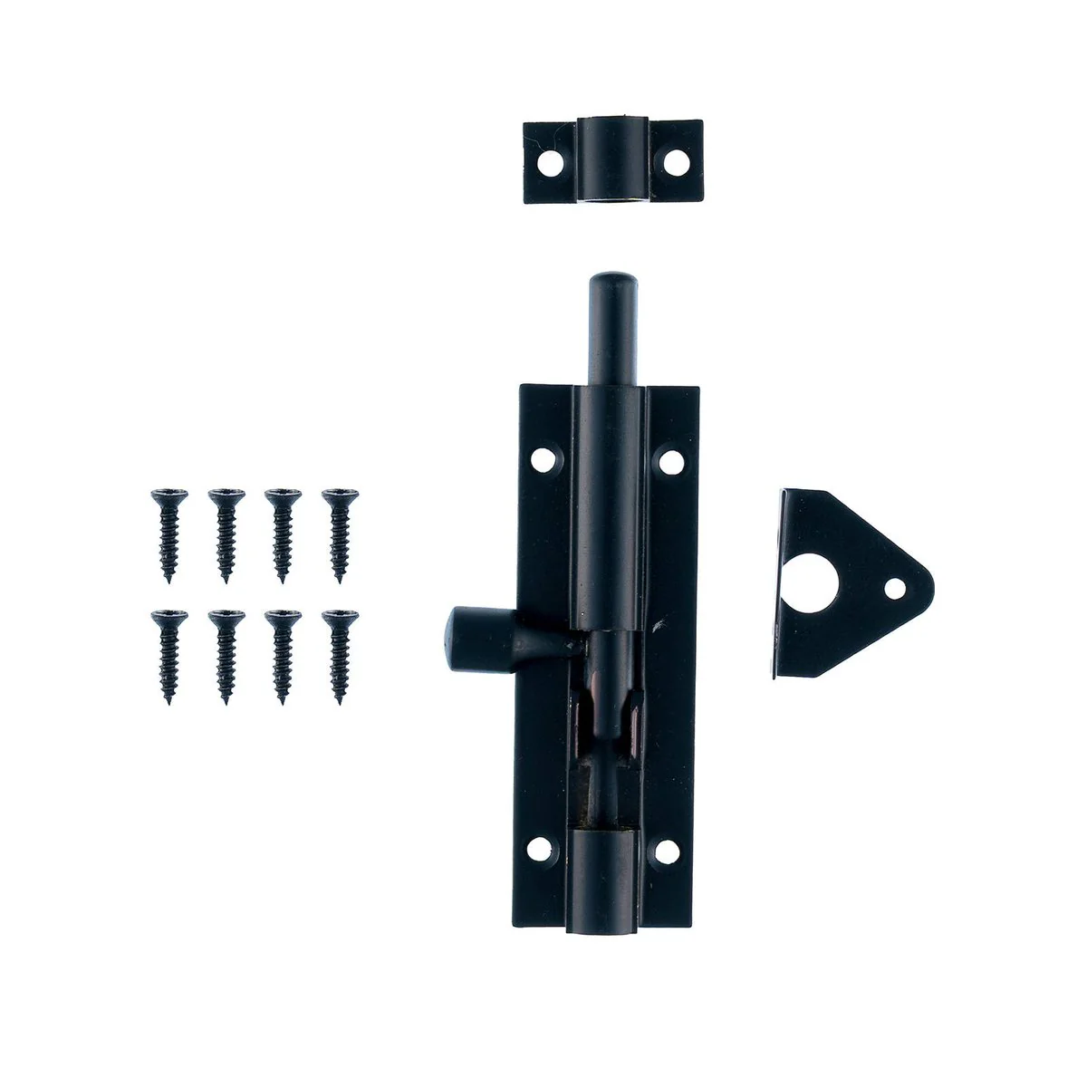 Taskmaster 75mm Barrel Bolt - Matte Black - Solid Brass - DIY Installation - Image 2