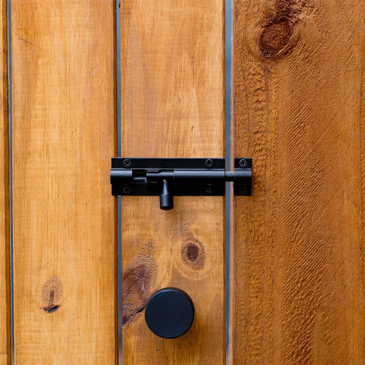 Taskmaster 75mm Barrel Bolt - Matte Black - Solid Brass - DIY Installation - Image 4