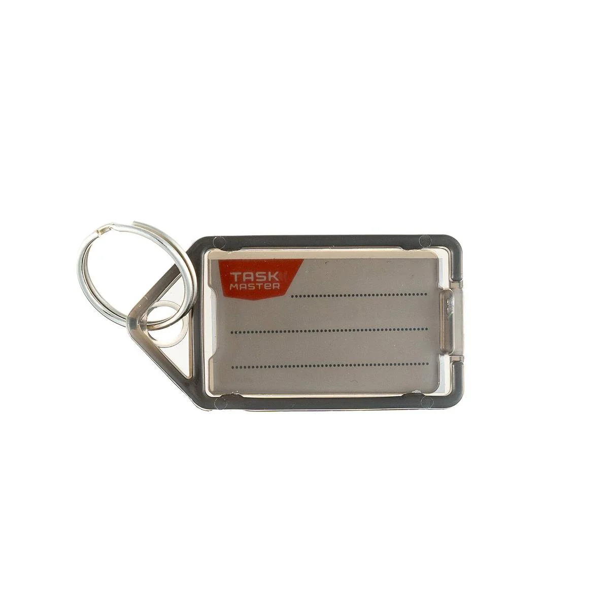 Taskmaster Black Key Tags - 50 Pack - 56x29x6mm - Easy Labelling