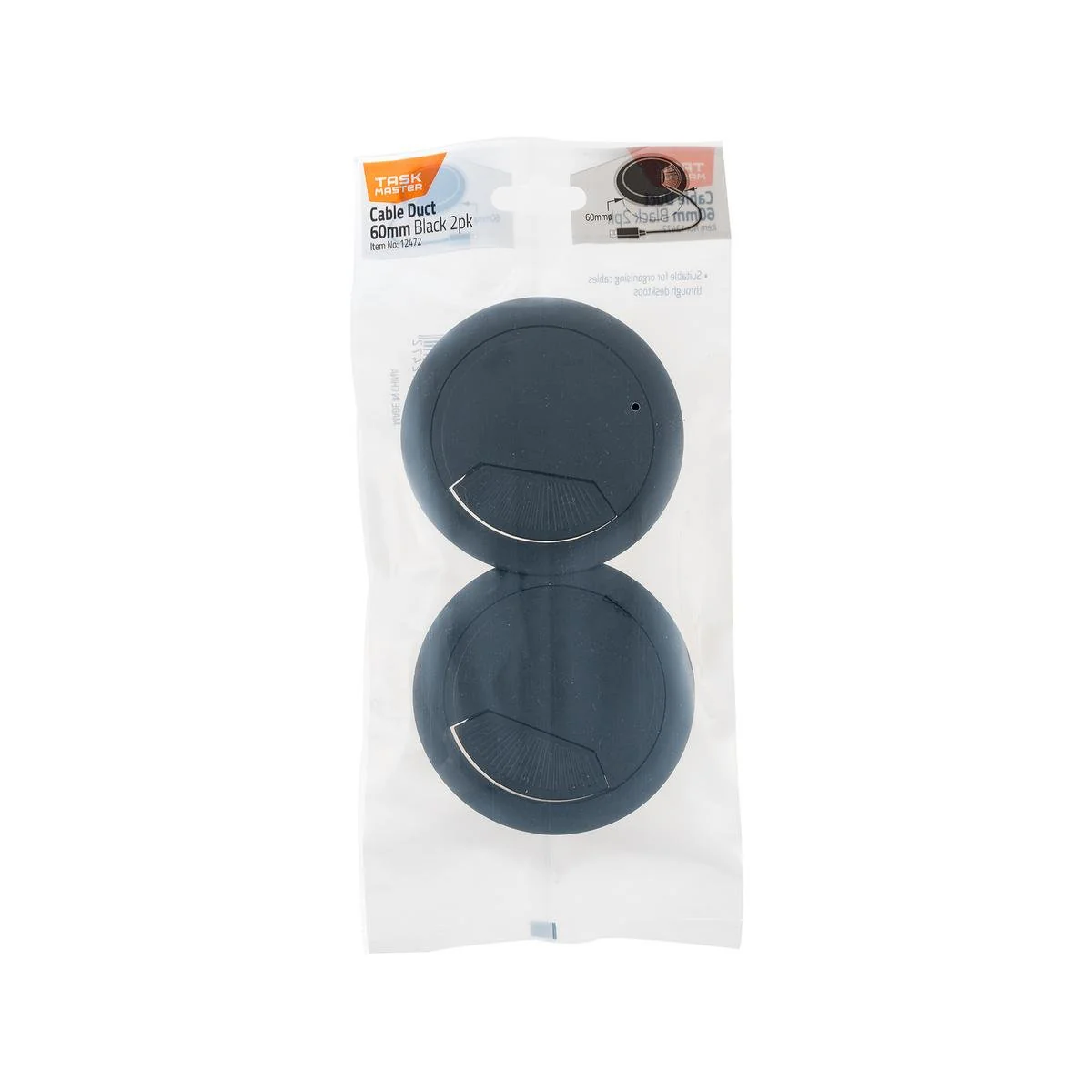 Taskmaster Clear Plastic Shelf Support - 5mm - 20 Pack - Easy Install