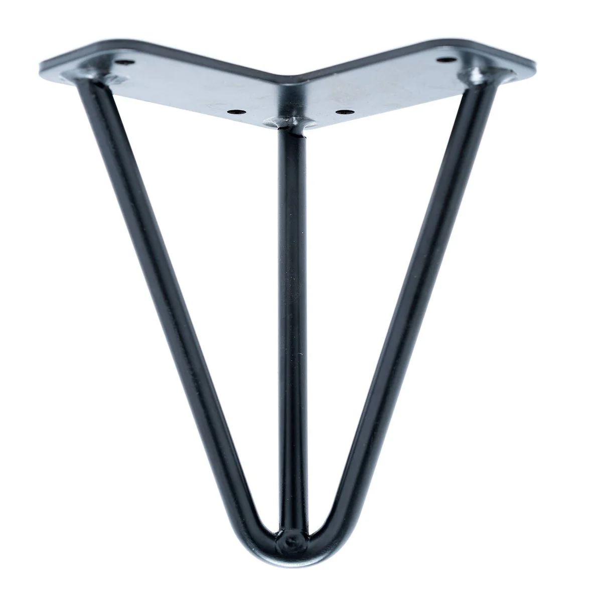 Taskmaster Hairpin Table Leg - 150mm x 10mm - Steel - Matte Black