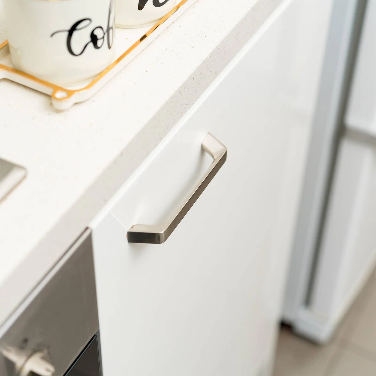 Taskmaster 128mm Brushed Satin Handle - Steel - Brushed Satin Nickel - Image 2