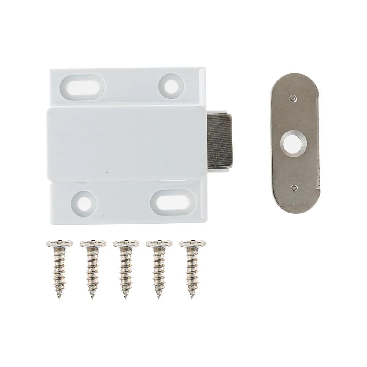 Taskmaster Magnetic Door Catch - 38mm - Plastic - Push to Open - Image 2