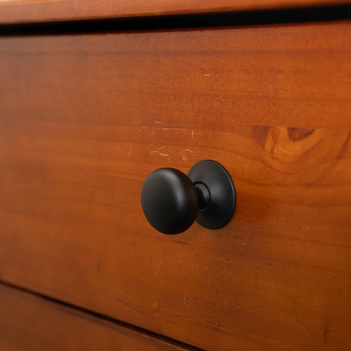 Taskmaster Mushroom Knobs Matte Black - 4 Pack - 34mm x 32mm - Easy Install - Image 3