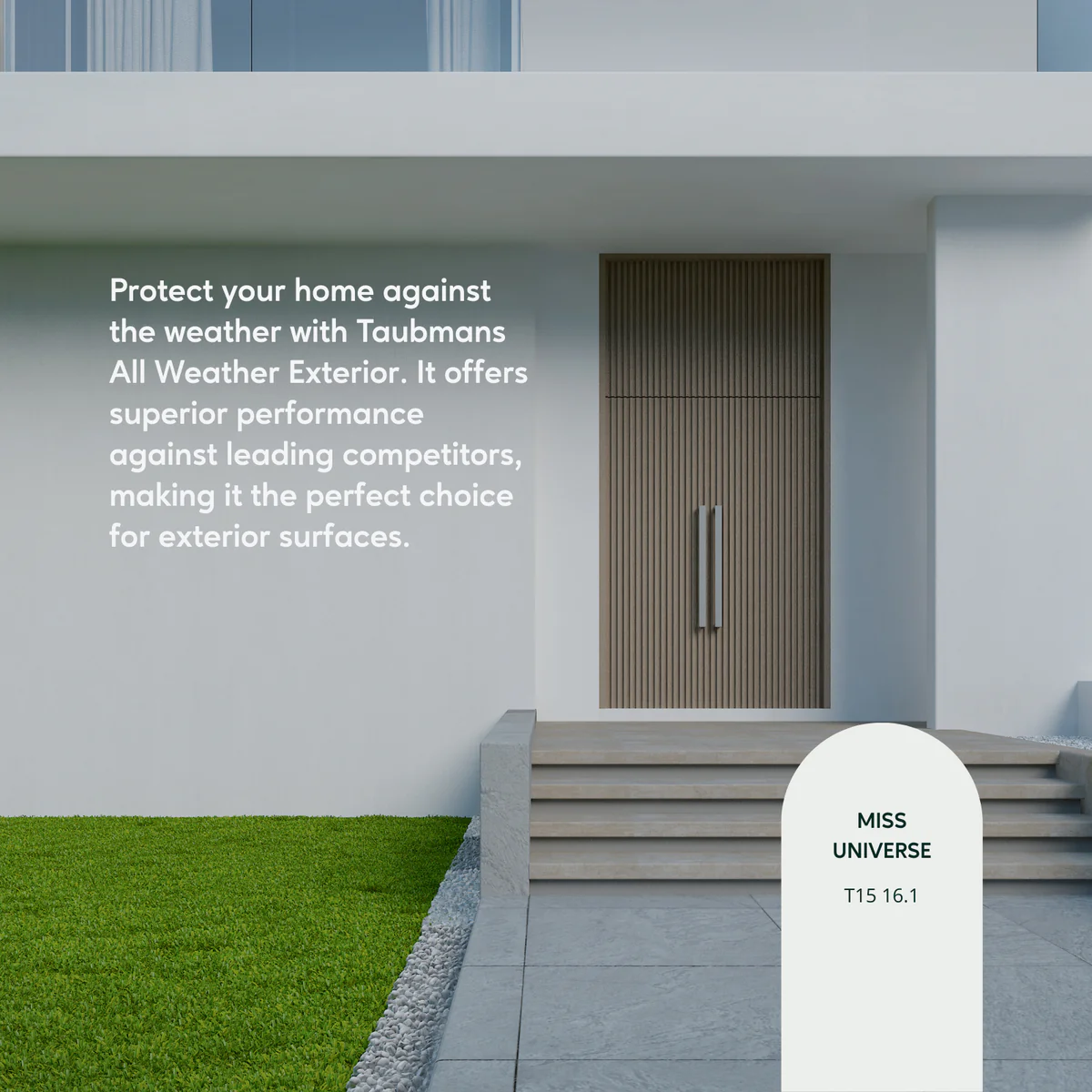 Taubmans 4L Accent Low Sheen All Weather Exterior Paint - Mould Resistant - UV Protection - Image 3