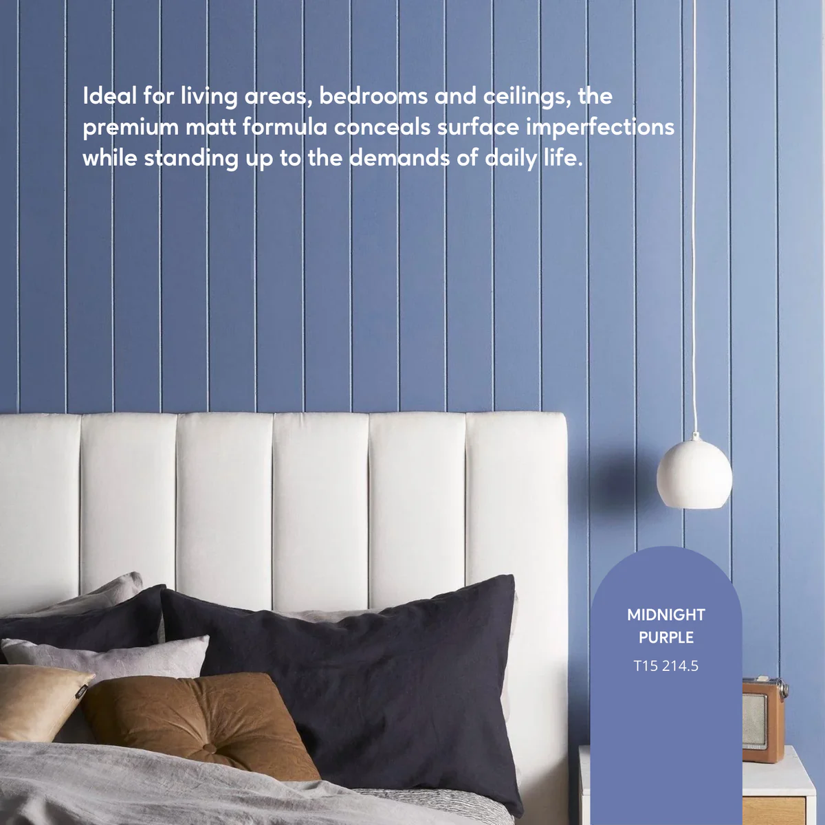 Taubmans 4L Accent Matt Endure Interior Walls Paint - 4L - Stain Resistant, Low Odour - Image 3