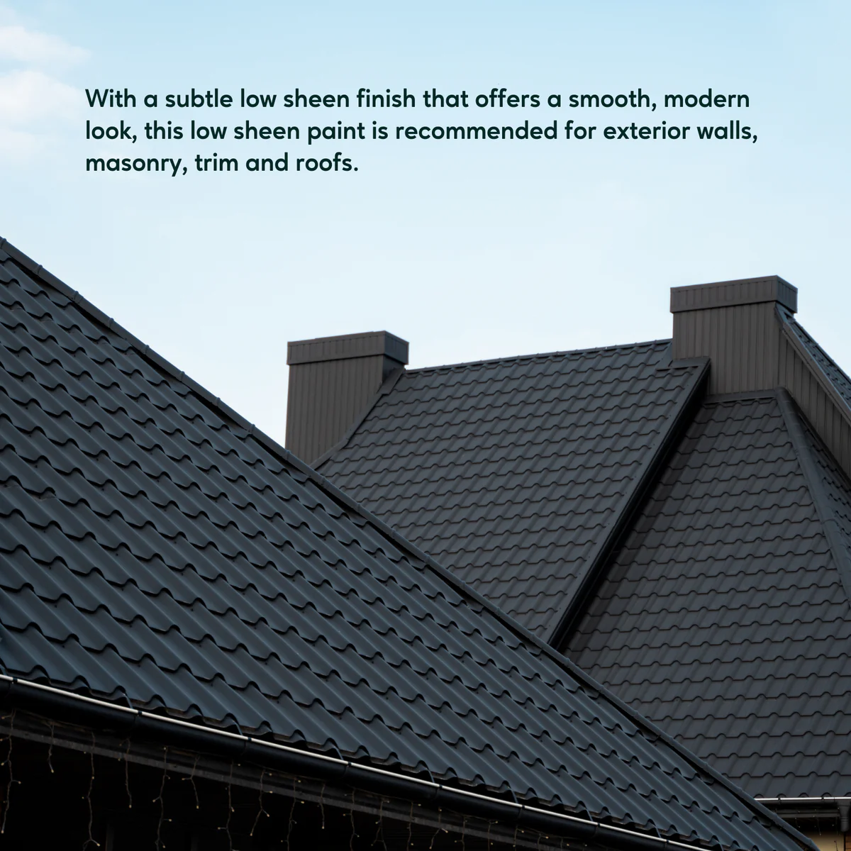 Taubmans 4L Black Low Sheen Exterior Paint - All Weather - Mould Resistant - Image 3