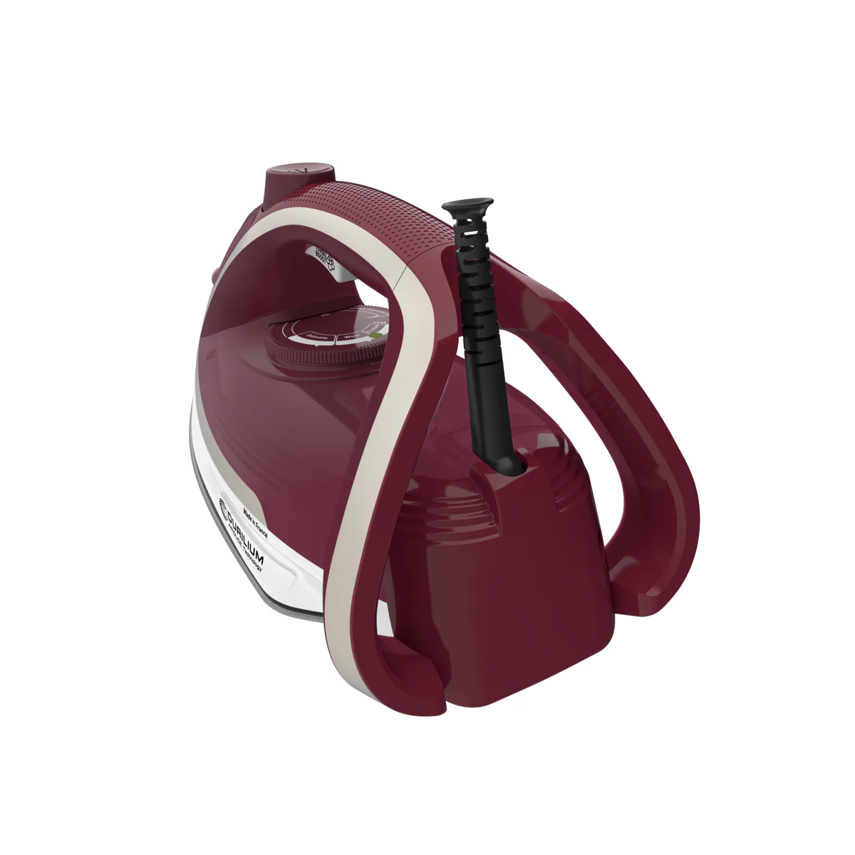 Tefal Iron Ultraglide Anti Calc Plus FV5842 - 2400W - White/Blue - Efficient Steam Iron - Image 3