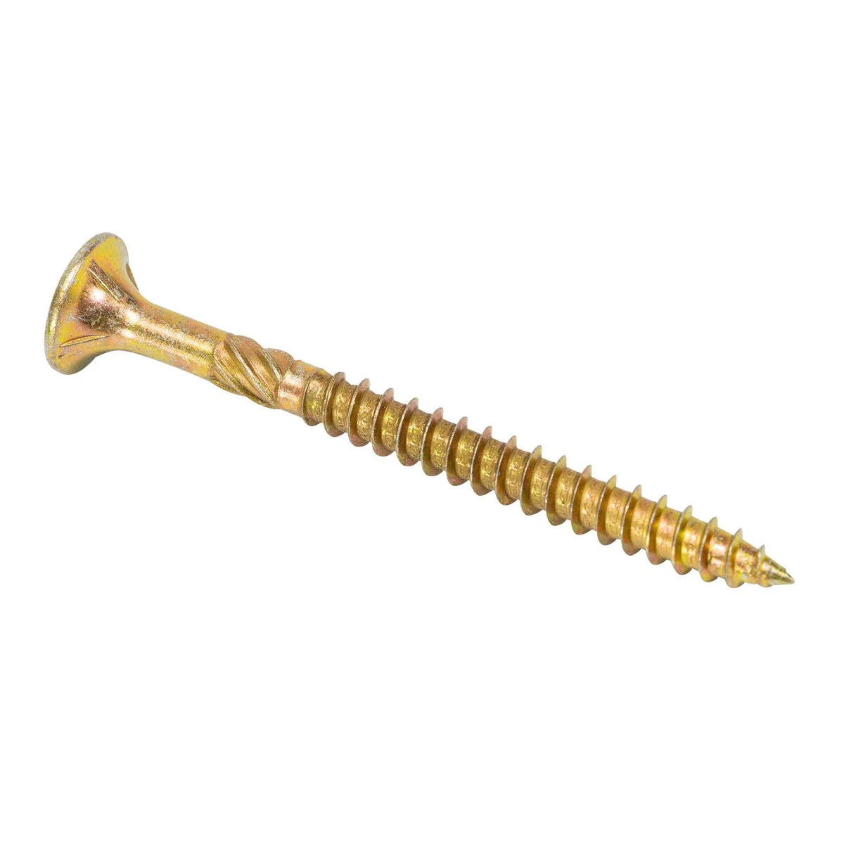 Titan 14g x 75mm Zinc Gold Bugle Batten Screw 25 Pack - Corrosion Resistant - High Torque - Image 5