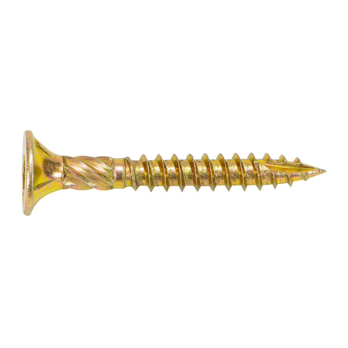 Titan 14g Zinc Gold Timber Bugle Batten Screw 100 Pack - 50mm - High-Torque - Image 4