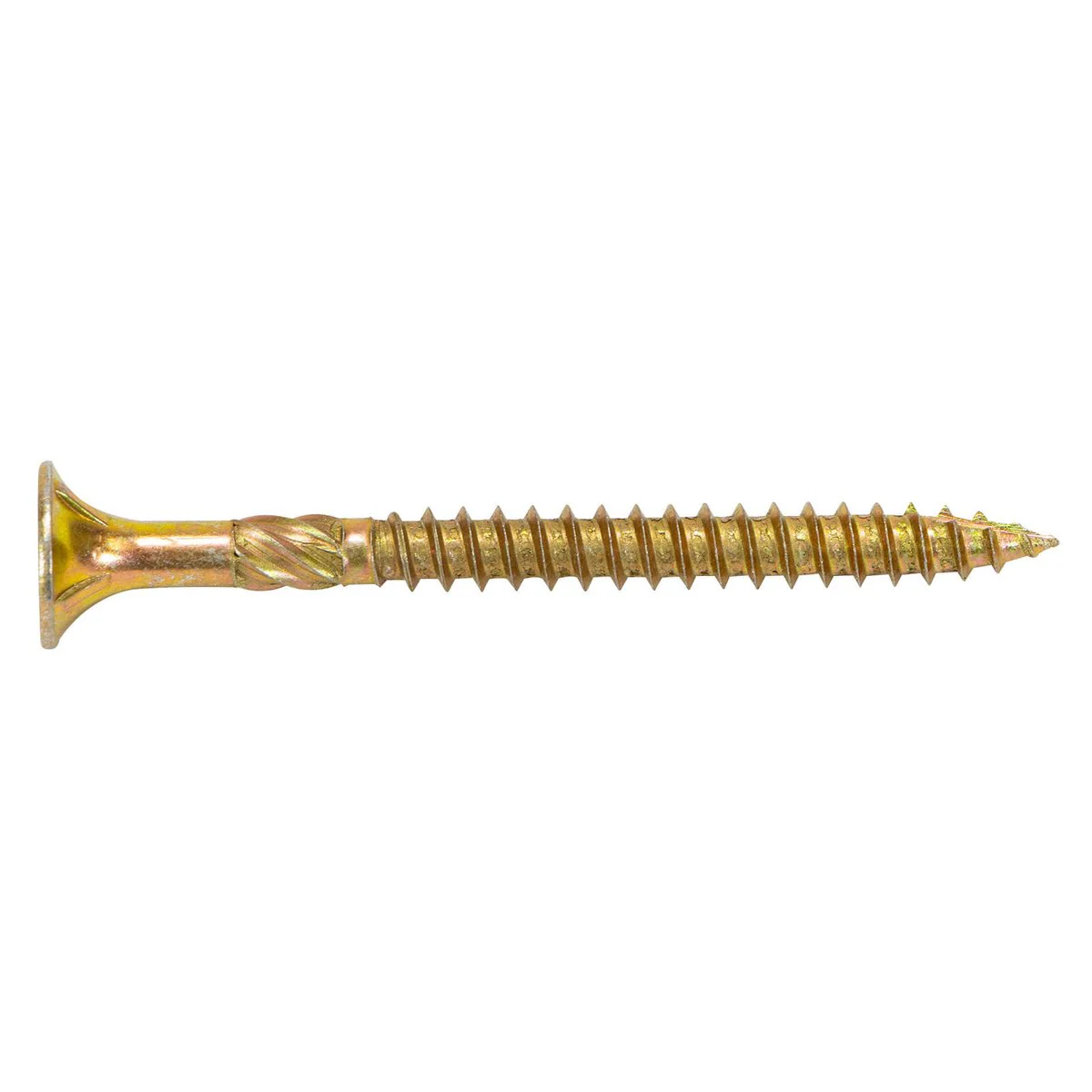 Titan 14g Zinc Gold Timber Bugle Batten Screw - 75mm - 100 Pack - Corrosion Resistant - Image 4