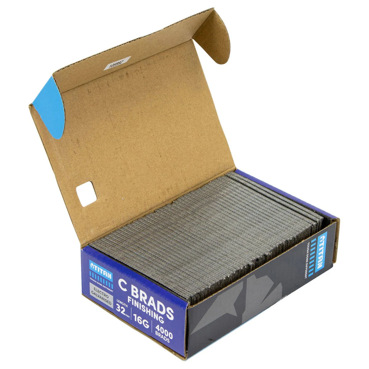 Titan 32mm Electro Galvanised Straight Collated Nail C Brads Pack 4000 - 16 Gauge - Durable - Chisel Point - Image 4