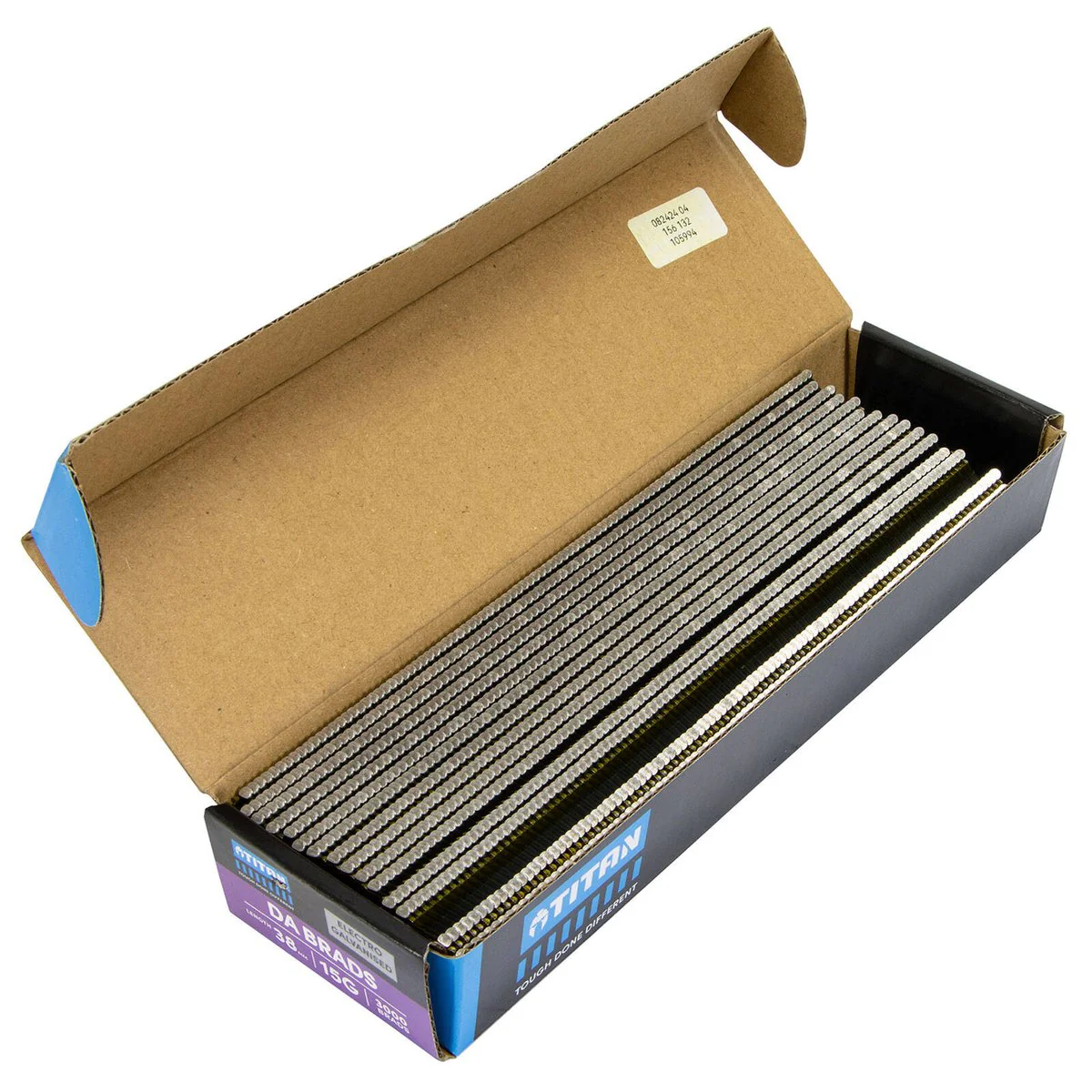 Titan 38mm 1.75mm Electro Galvanised 34° Angled Collated Nail Brads Pack 3000 - Durable Fasteners for Carpentry - Image 4